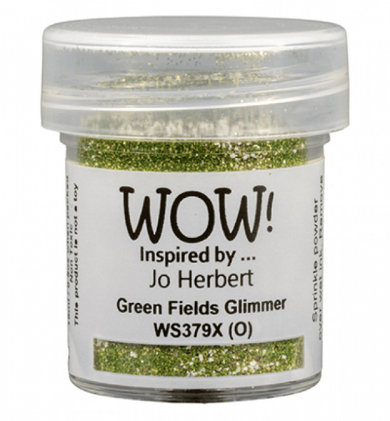 WOW! Ebossingpulver - Green Fields Glimmer